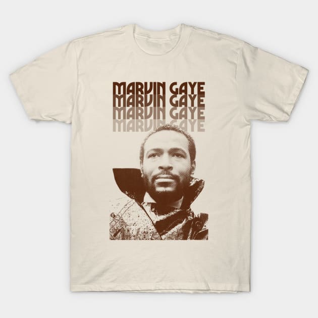 Marvin Gaye Retro Iconic Design T-Shirt by DankFutura